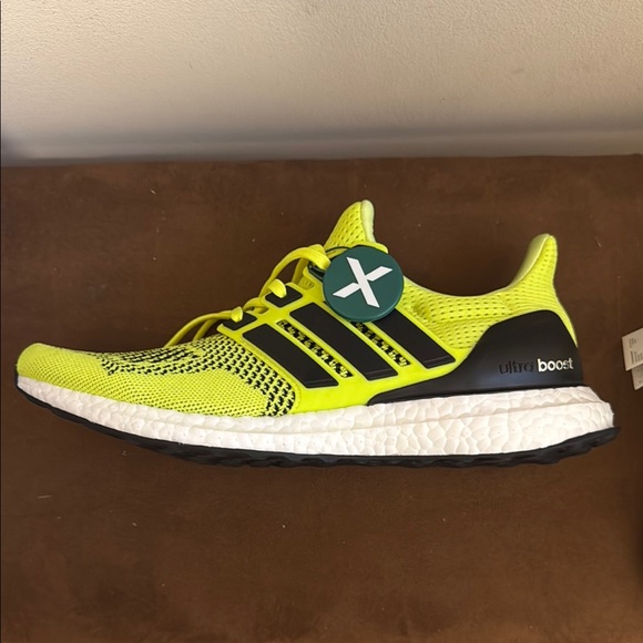Adidas Neon Yellow and Black Sneakers - Picture 5 of 5